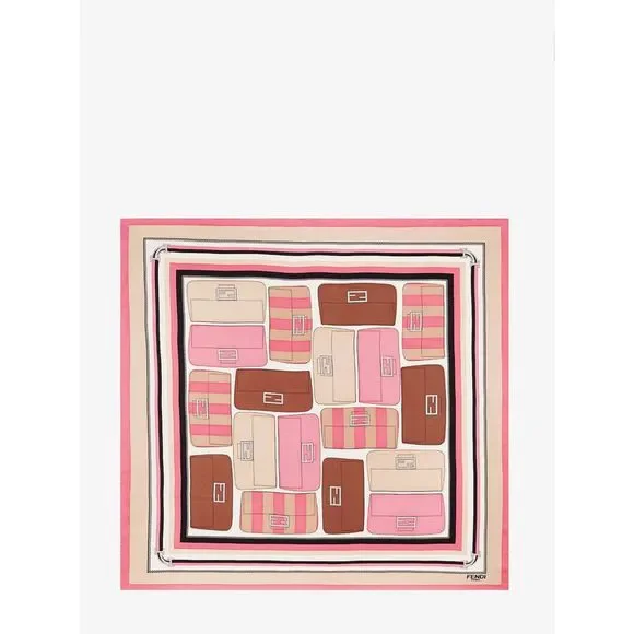 Fendi Accessories Fendi Foulard Woman Pink Scarves Poshmark